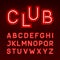 Broadway night club neon font