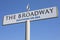 The Broadway Street Sign in Southend