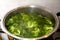 Broccoli at boiling