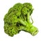 Broccoli cabbage close-up 3d rendering with realistic texture