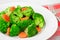 Broccoli and Carrots. Diet Fitness Nutrition