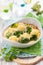 Broccoli and cauliflower gratin