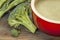 Broccoli cream soup