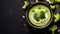 Broccoli cream soup dish