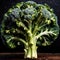 Broccoli fresh raw organic vegetable