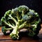 Broccoli fresh raw organic vegetable