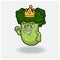 Broccoli Mascot Character Cartoon With Angry expression