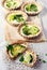 Broccoli mini tarts