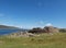 Broch of Gurness, ruined Pictish Iron Age tower, Orkney, Scotland