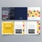 Brochure design, brochure template, creative tri-fold, trend brochure