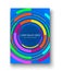 Brochure layout with colorful circles. Colorful design of poster with vivid circles and logo space in middle.