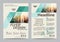 Brochure Layout design template. Annual Report Flyer Leaflet cover Presentation Modern background. illustration in A4