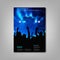 Brochures book or flyer with festival rock theme template