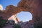 Broken Arch trail in Arches National Park, Utah, USA