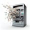 Broken ATM spews paper money