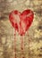 Broken and bleeding heart