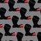 Broken boot seamless pattern. Toothy old shoes with hole background. Shoe fabric texture.