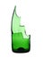 Broken bottle green