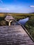 Broken bridge at geopark ciletuh sukabumi