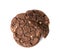 Broken Chocolate Biscuit Isolated, Black Cookie, Dark Soft Biscuits, Butter Cookies, Fresh Sweet Cocoa Cracker