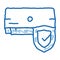 Broken Conditioner System doodle icon hand drawn illustration