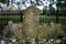 Broken cross on Mennonites graveyard.