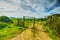 Broken gate in Sardinian countryside