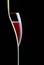 Broken glass of wine drink, bar, alcoholism, still-life, celebratory, restaurant,