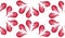 Broken Heart Seamless Tile Pattern Background