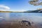 Broken ice on a frozen lake, Zlatibor, RibniÄko jezero, Serbia