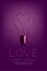 Broken Incandescent light bulb switch off set Love heart valentine concept design illustration