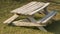 Broken Picnic table