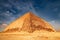 Broken pyramid is an Egyptian pyramid in Dakhshur, erected during the reign of Pharaoh Snofra XXVI century BC