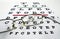 Broken Spectacles On Opticians Snellen Eye Test Chart