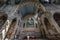 Broken Stained Glass Windows at the Altar - Abandoned Church - New York