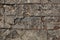 Broken stone pavement. Background texture