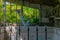 Broken swimming pool in the Pripyat town in the Ukraine