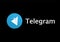 Broken Telegram app logo.