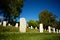Broken Tombstone in National Cemetery
