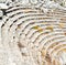 broken in turkey europe termessos the old theatre abstract t