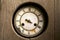 Broken vintage wall clock