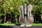 The Broken Violin Fountain in Bucharest