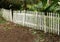 Broken White Picket Fence