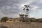 Broken windmill in Tsaobis Nature Park, Namibia