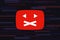 Broken YouTube logo.