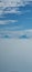 Bromo and merbabu mountain view from aeroplan