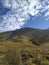 Bromo Mountain with blue sky