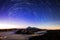 The Bromo volcano at dawn. The Island of Java