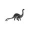 Brontosaurus logo design vector. Icon Symbol. Template Illustration