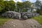 The Bronze Age burial site of Clava Cairns in the Scottish Highlands